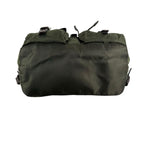 Prada Triangle Logo Backpack Nylon Khaki — view 4