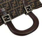 Fendi Handbag Canvas Brown — view 5
