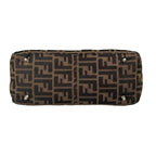 Fendi Handbag Canvas Brown — view 4