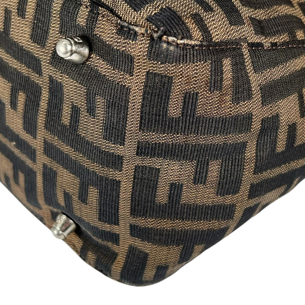 Fendi Handbag Canvas Brown — view 6