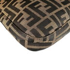 Fendi Zucca Pattern Shoulder Bag Canvas Brown — view 7