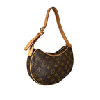 Louis Vuitton Croissant PM Handbag Monogram Canvas Brown — view 3