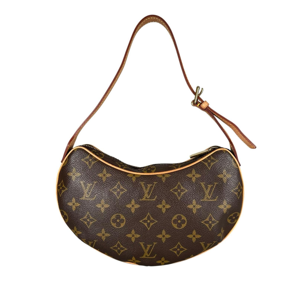 Louis Vuitton Croissant PM Handbag Monogram Canvas Brown