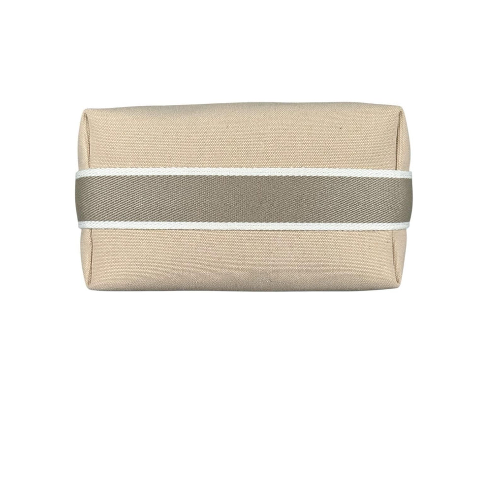 Hermes Brid-a-brac PM Pouch Canvas Beige Handbag — view 4