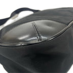 Prada Hobo Triangle Logo Shoulder Bag Nylon Black — view 7