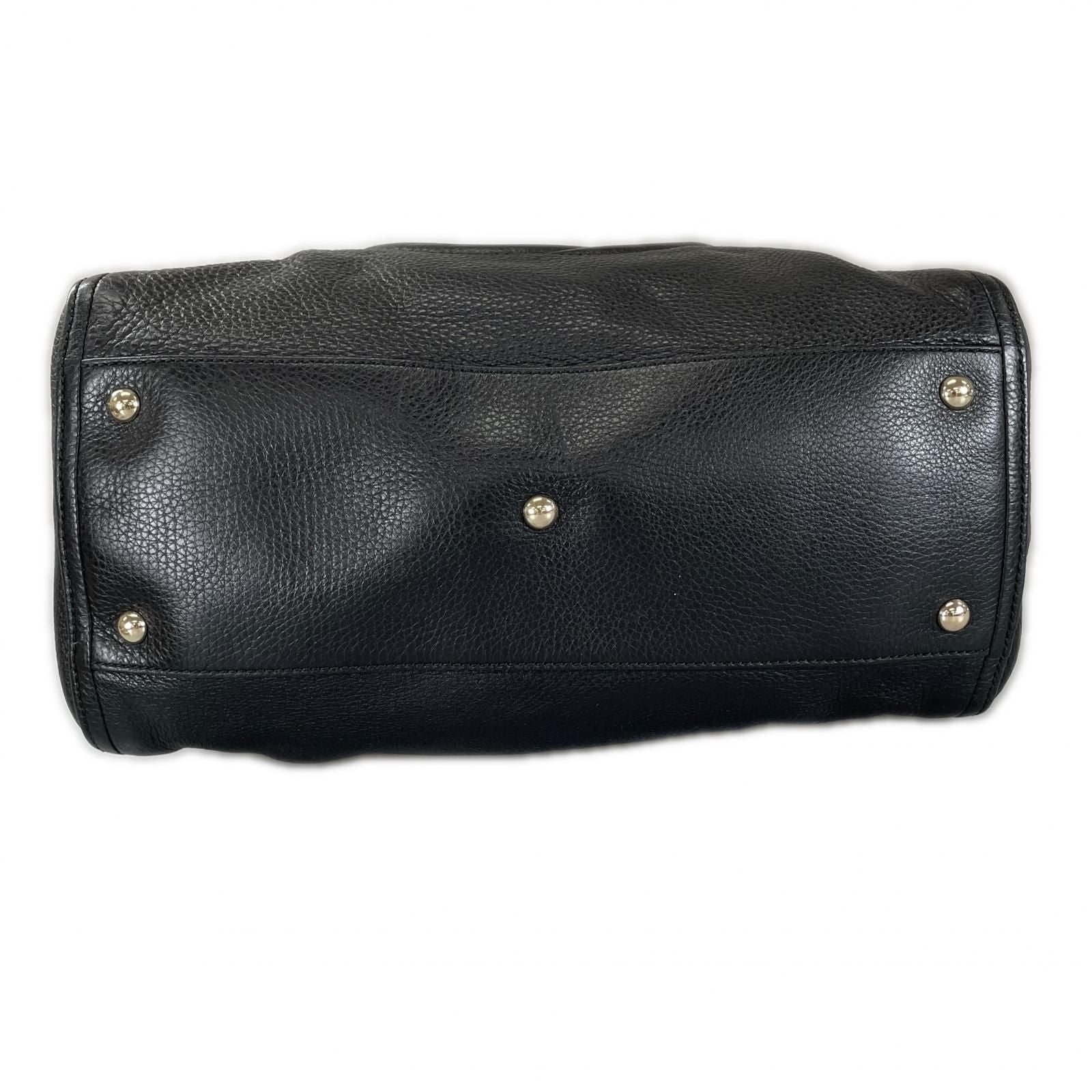 Gucci Soho Tassel Tote Bag Leather Black — view 3