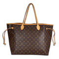 Louis Vuitton Neverfull GM Tote Bag Monogram Canvas Brown