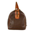 Celine Macadam Bandouliere Boston Bag Leather Brown — view 2