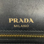 Prada Shoulder Bag Leather Black — view 7