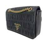 Prada Shoulder Bag Leather Black — view 2