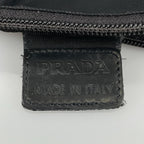 Prada Triangle Logo Pouch Nylon Black — view 6