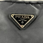 Prada Triangle Logo Pouch Nylon Black — view 8