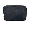 Prada Triangle Logo Pouch Nylon Black