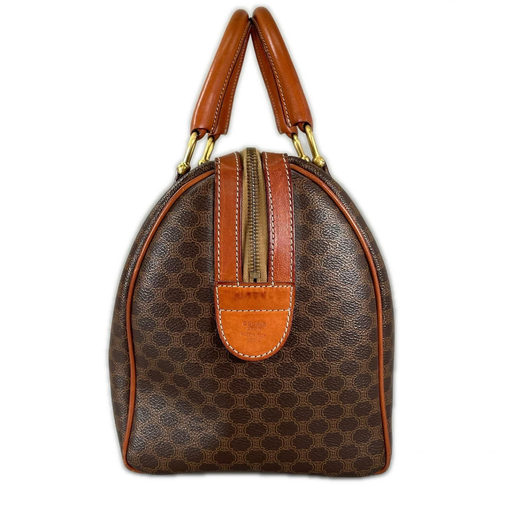 Celine Macadam Boston Bag Brown — view 2