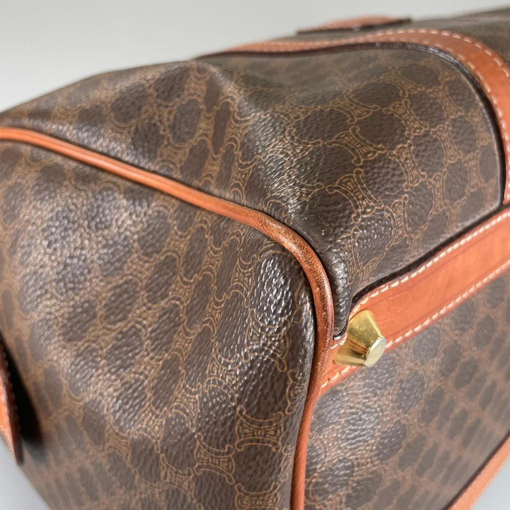 Celine Macadam Boston Bag Brown — view 5