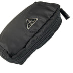 Prada Triangle Logo Pouch Nylon Black — view 4