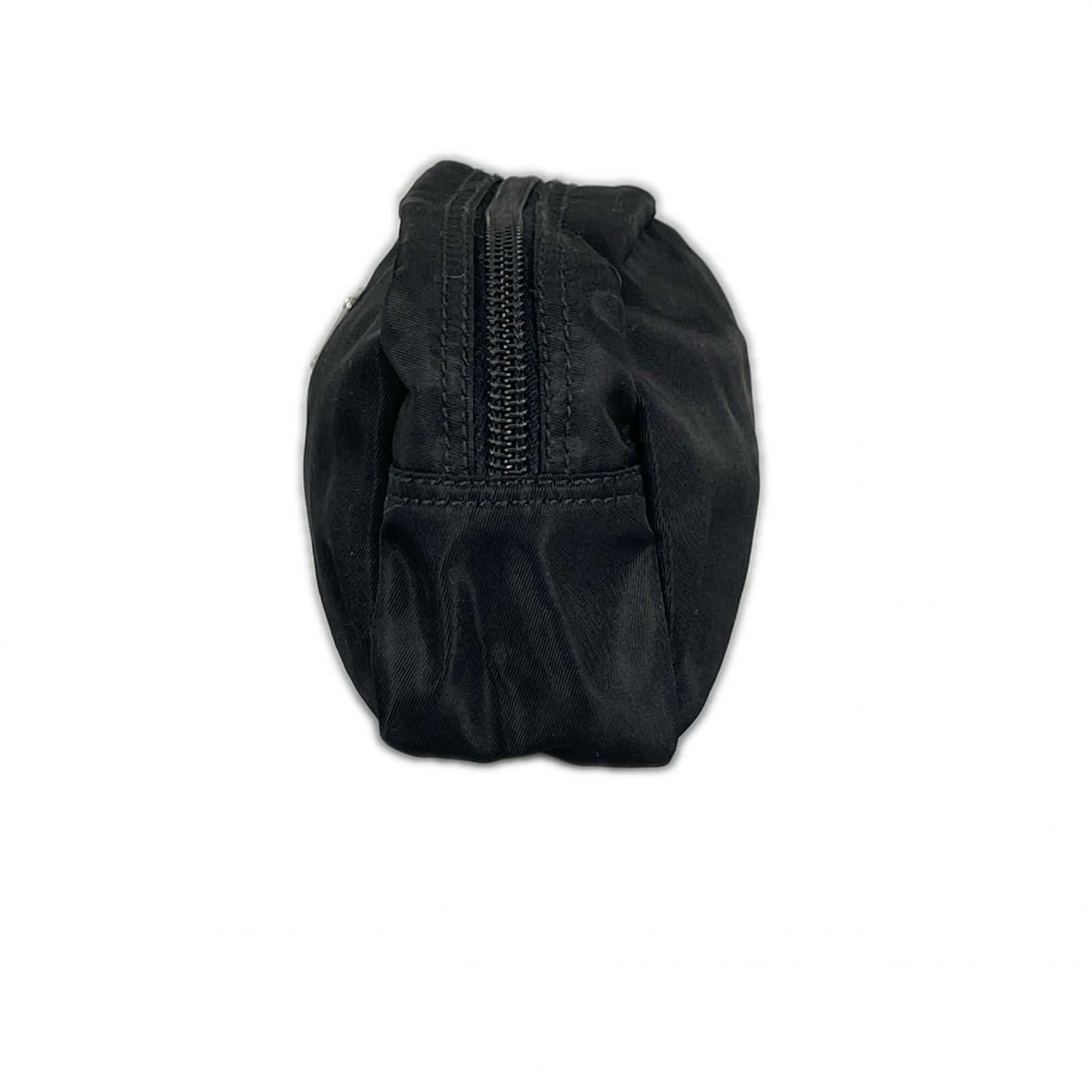 Prada Triangle Logo Pouch Nylon Black — view 2
