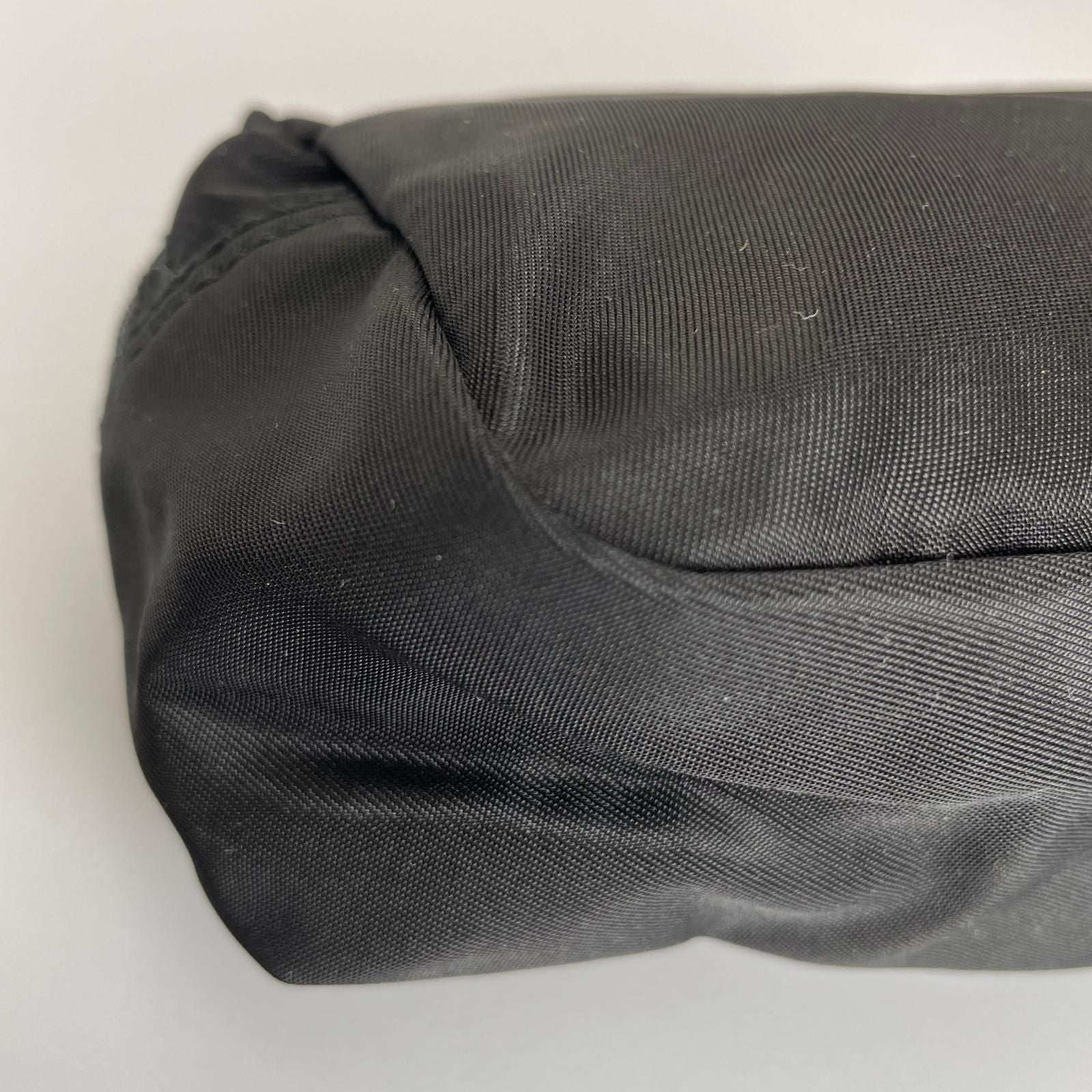 Prada Triangle Logo Pouch Nylon Black — view 7