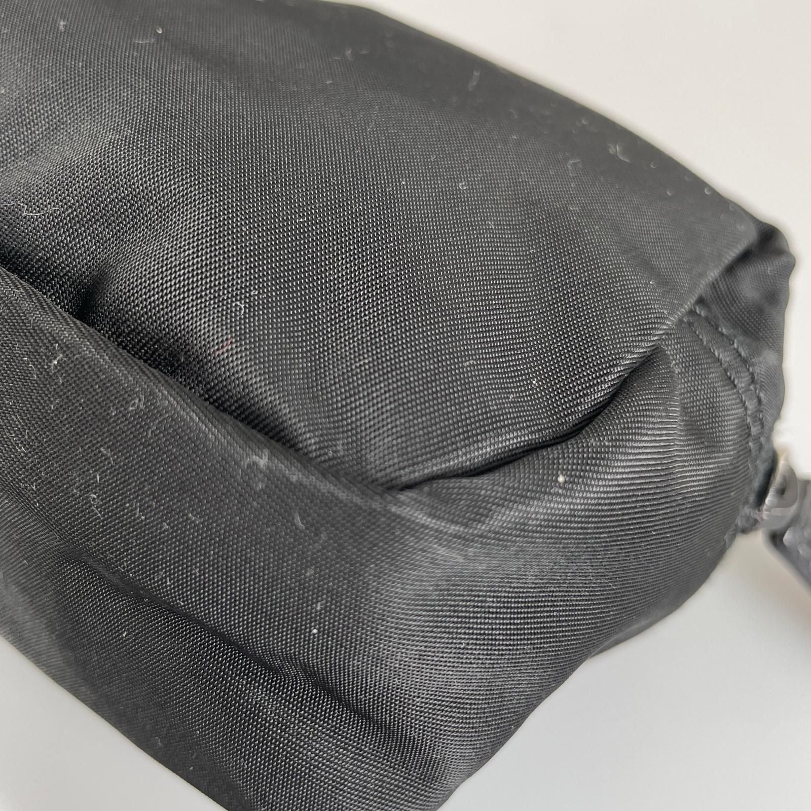 Prada Triangle Logo Pouch Nylon Black — view 8