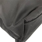 Prada Triangle Logo Tote Bag Nylon Black — view 5