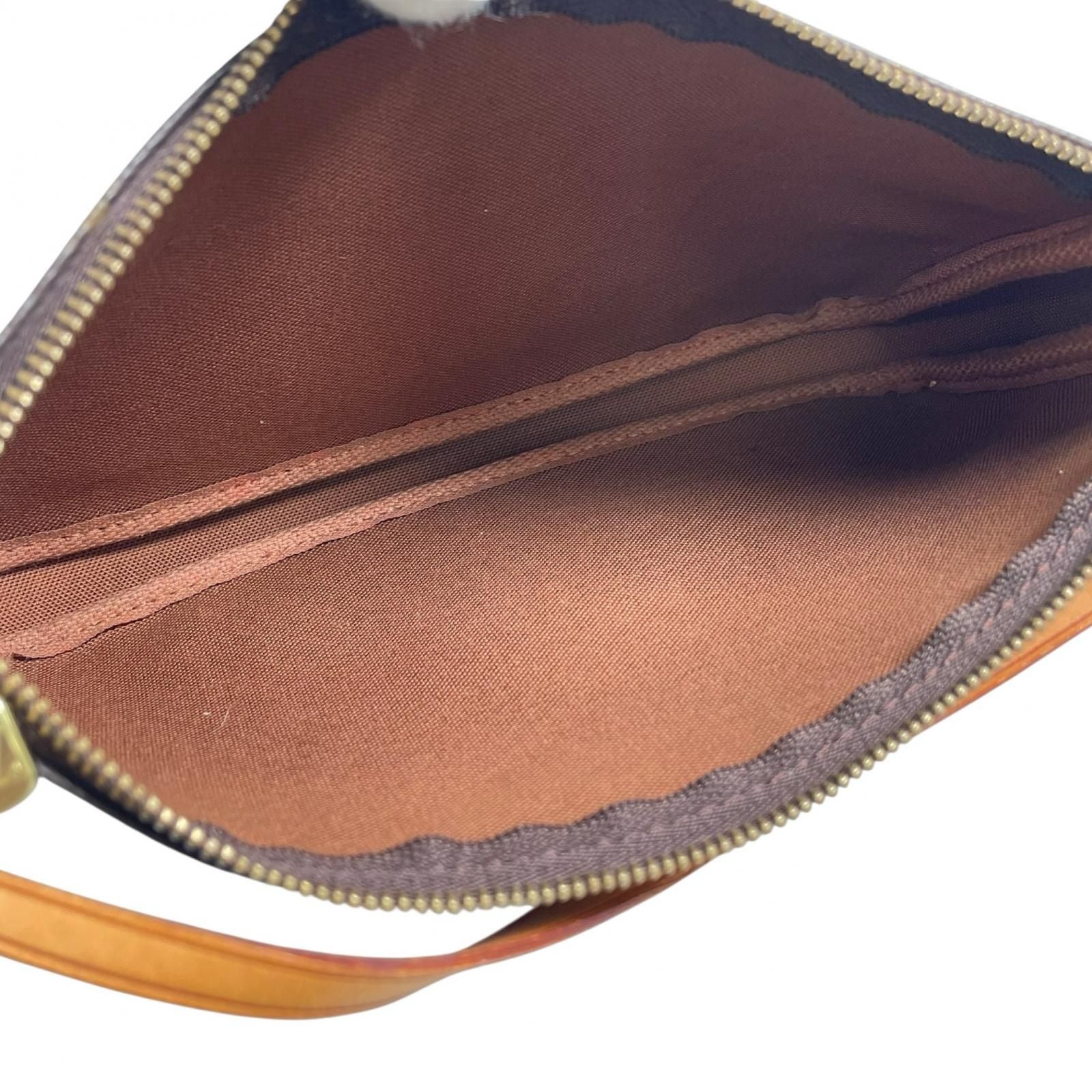 Louis Vuitton Pouch Monogram Canvas Brown — view 8