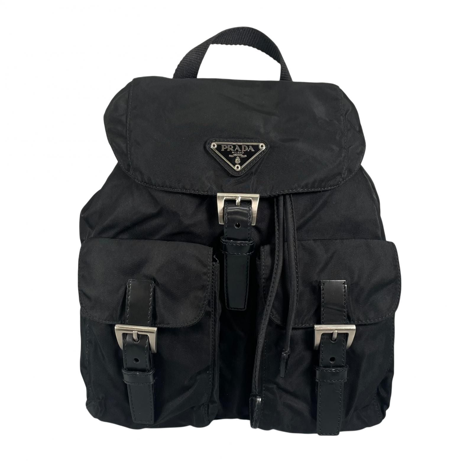 Prada Backpack Nylon Black
