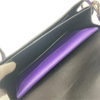 Prada Saffiano Handbag Leather Purple — view 6