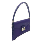 Prada Saffiano Handbag Leather Purple — view 3
