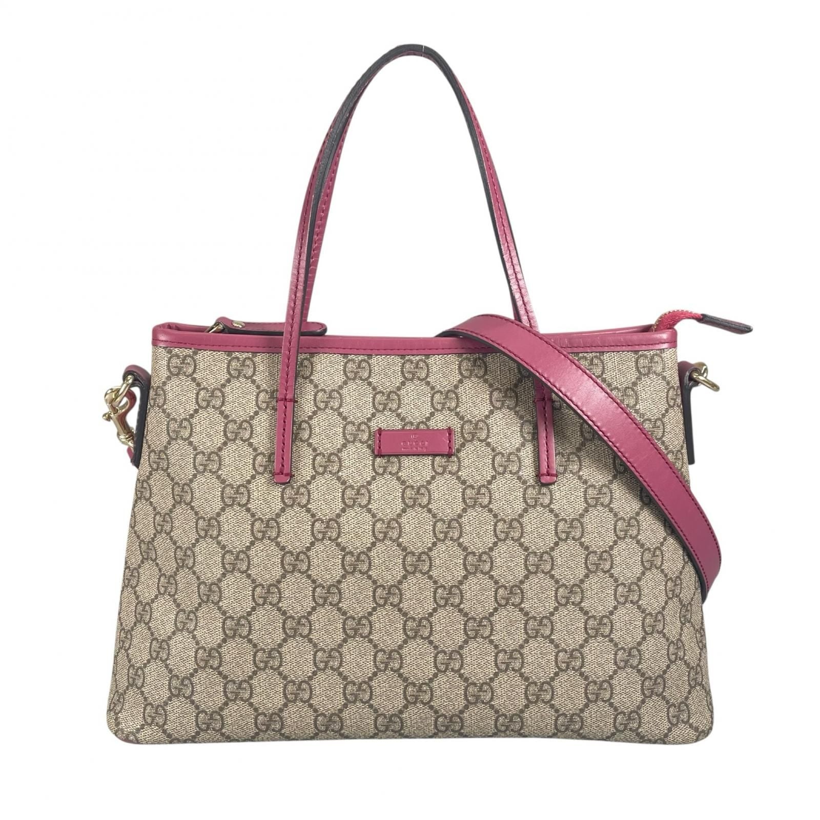 Gucci Handbag GG Supreme Canvas Beige