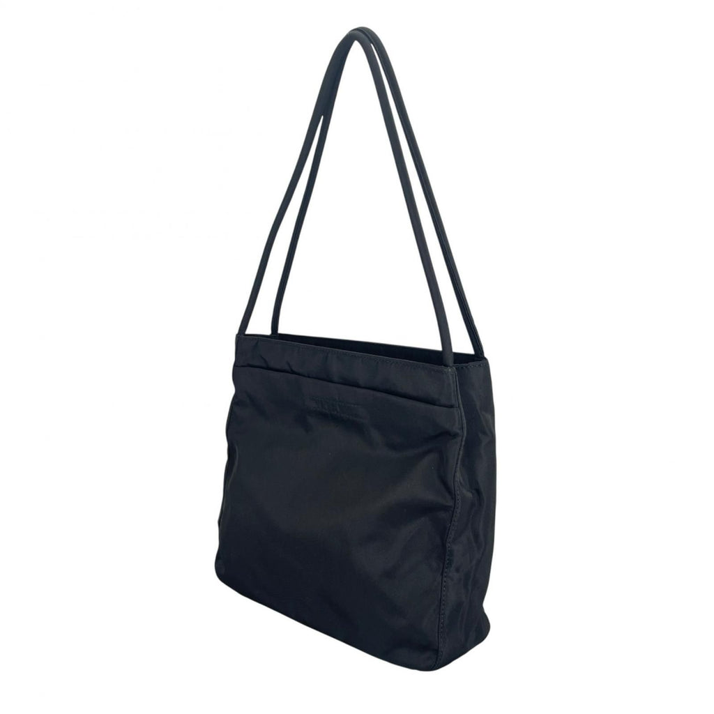 Prada Triangle Logo Handbag Nylon Black — view 2