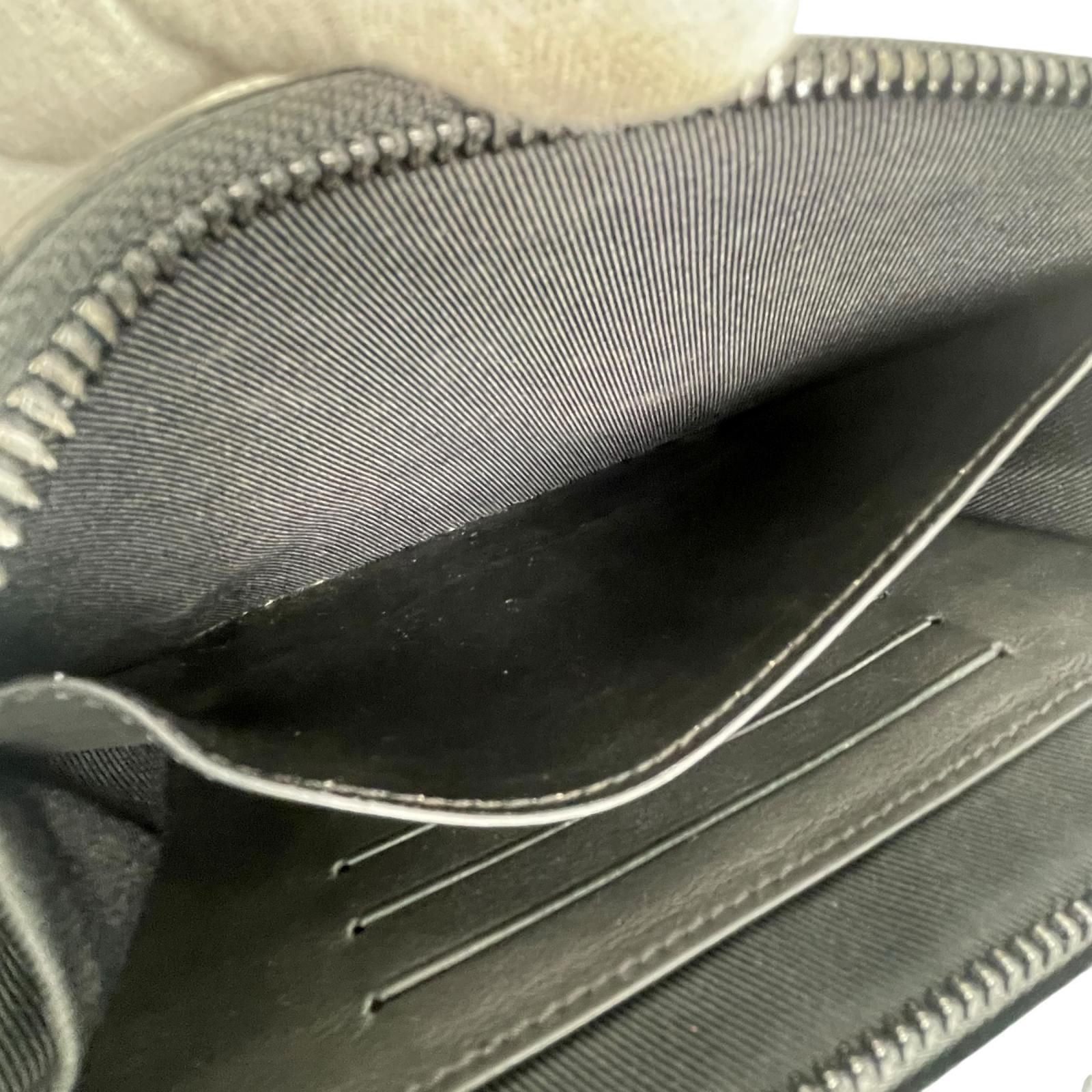 Louis Vuitton Alpha Wearable Wallet Shoulder Bag Leather Black Aerogram — view 7