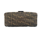 Fendi Mamma Baguette Handbag Canvas Leather Brown — view 4