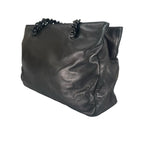 Prada Tote Bag Leather Black — view 2