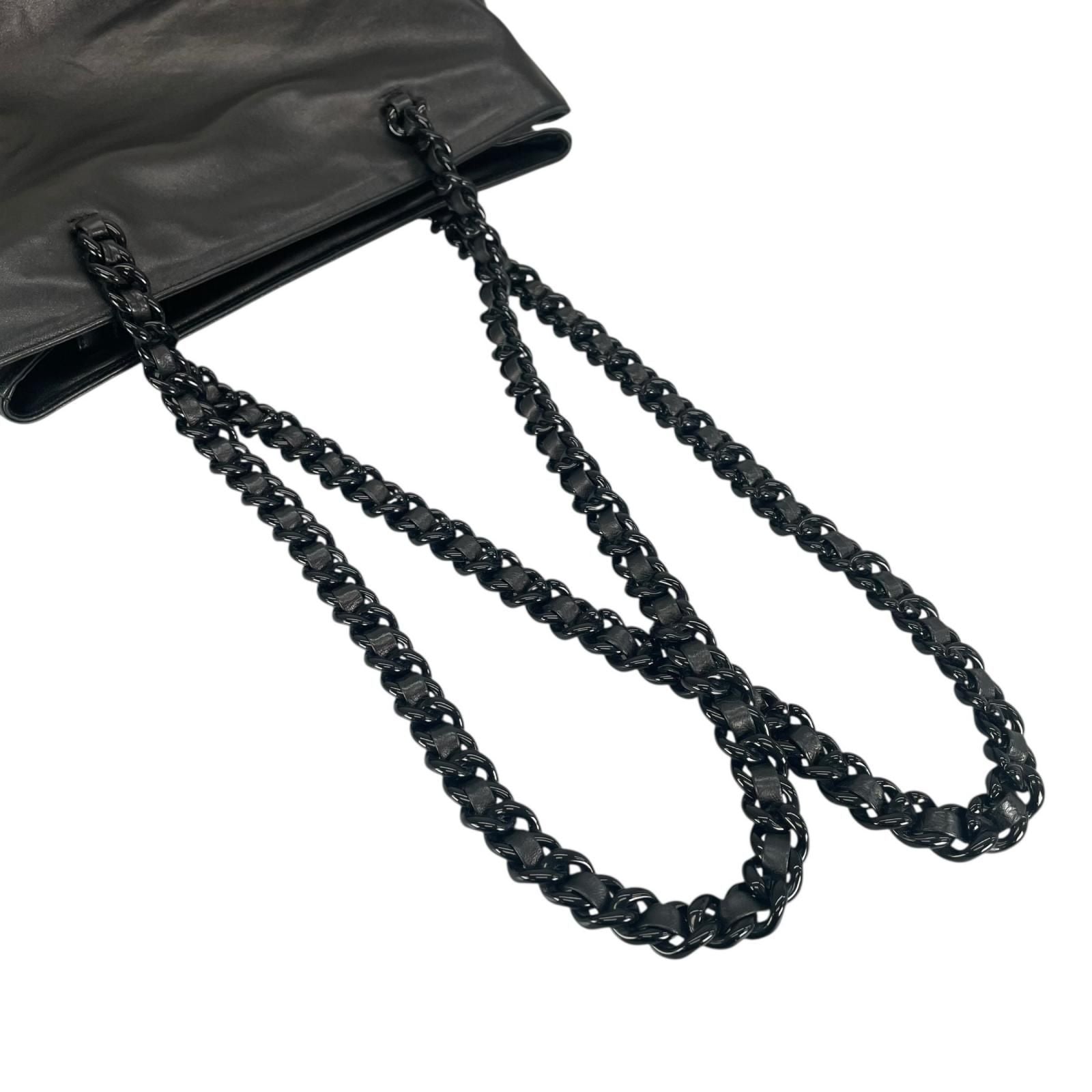 Prada Tote Bag Leather Black — view 5