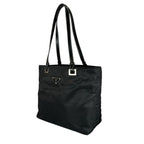 Prada Triangle Logo Tote Bag Nylon Black — view 2