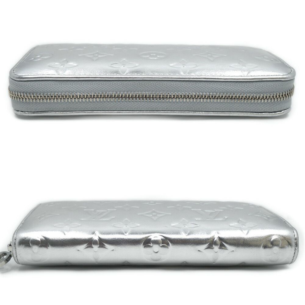 Louis Vuitton Zippy Wallet Coin Case Card Silver — view 3