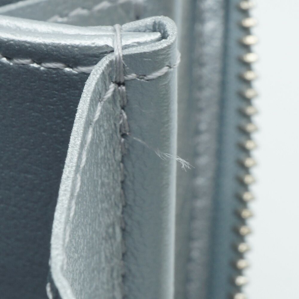 Louis Vuitton Zippy Wallet Coin Case Card Silver — view 8