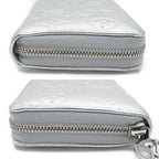 Louis Vuitton Zippy Wallet Coin Case Card Silver — view 4