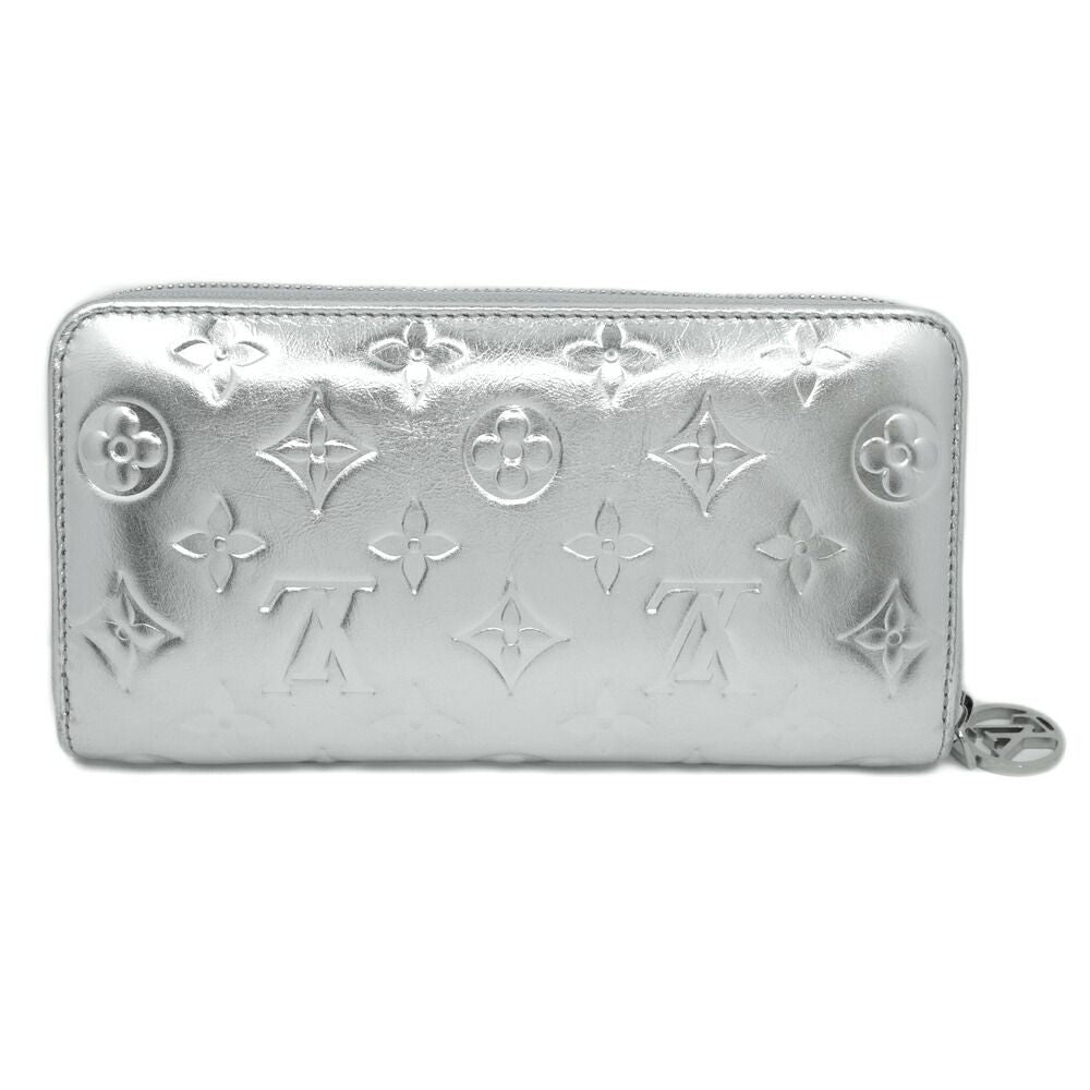Louis Vuitton Zippy Wallet Coin Case Card Silver — view 2