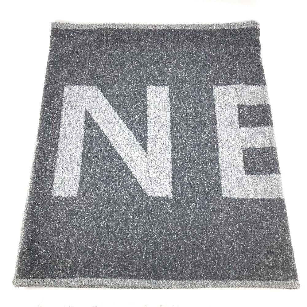 Chanel Scarf Logo Cashmere Gray — view 3