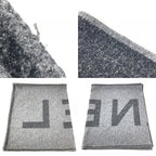 Chanel Scarf Logo Cashmere Gray — view 8