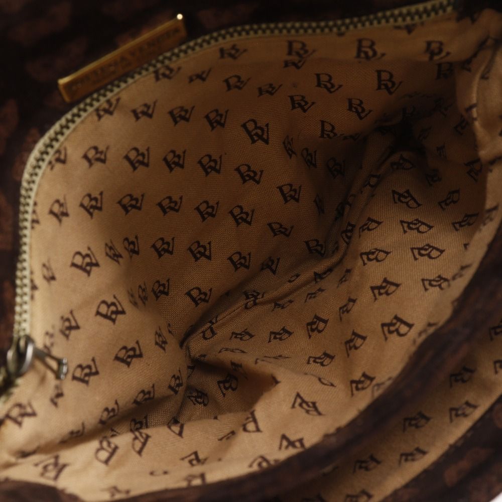 Bottega Veneta 3Way Shoulder Butterfly Pattern Suede Brown Tote — view 5