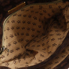 Bottega Veneta 3Way Shoulder Butterfly Pattern Suede Brown Tote — view 5