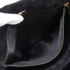 Bottega Veneta 2-Way Shoulder Butterfly Pattern Suede Black Tote — view 8