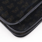 Bottega Veneta 2-Way Shoulder Butterfly Pattern Suede Black Tote — view 4