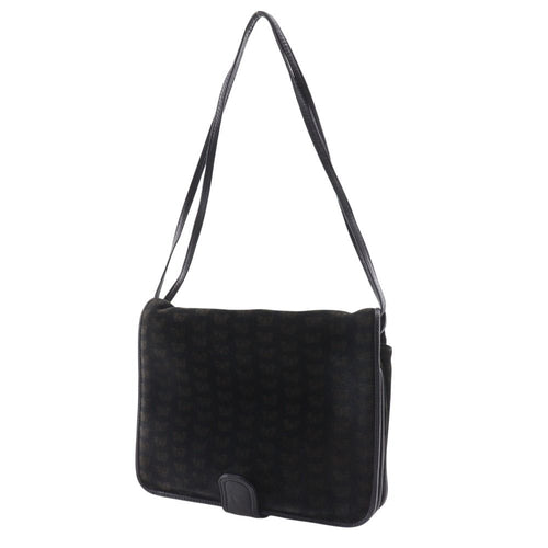 Bottega Veneta 2-Way Shoulder Butterfly Pattern Suede Black Tote — view 2