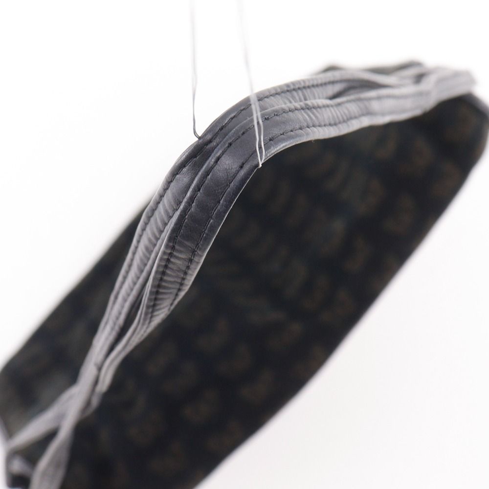 Bottega Veneta 2-Way Shoulder Butterfly Pattern Suede Black Tote — view 6