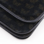 Bottega Veneta 2-Way Shoulder Butterfly Pattern Suede Black Tote — view 5