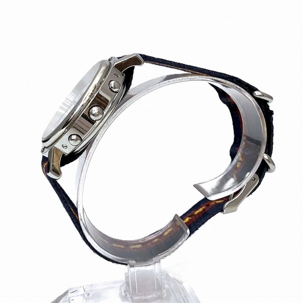 Hermes Clipper Watch SS Quartz White Dial — view 2