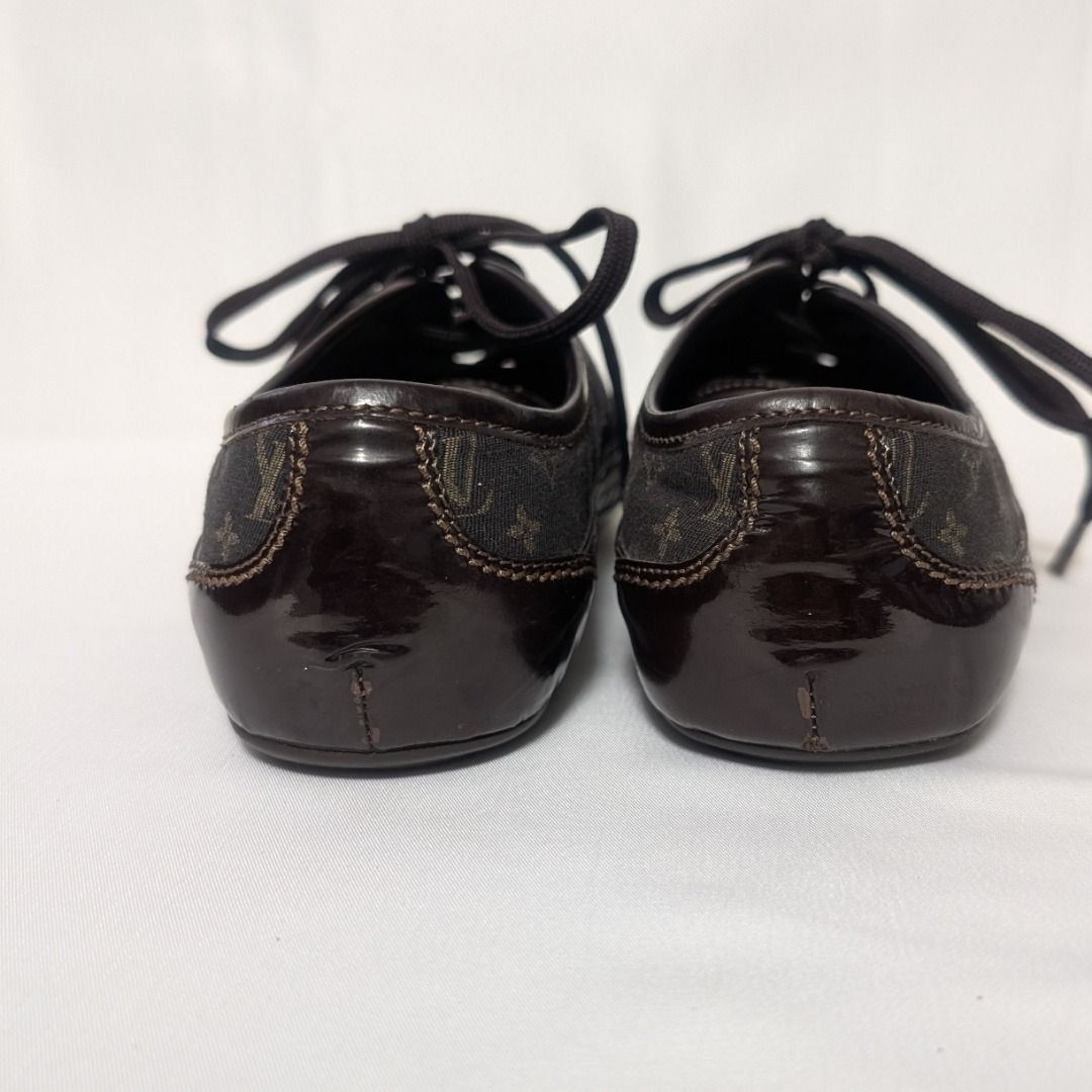 Louis Vuitton Sneakers Monogram Mini Canvas Patent — view 4